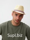 Шляпа мужская MINAKU, цвет бежевый, р-р 58