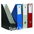 Накопитель архивный, вертикальный, лакированный микрогофрокартон, 470 г/кв.м,227х150х305 мм, красный