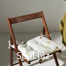 Сидушка на стул Этель «Цветочек», 42×42×7 см, саржа 190 г/м², 100% хлопок