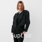 Жакет женский MINAKU: Green trend цвет чёрный, р-р 48