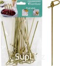 Bamboo skewers for canapés, Knot, 25 pcs. Size: 12 cm