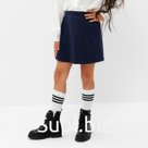 Юбка прямая для девочки KAFTAN: School collection, размер 36 (134-140 см), тёмно-синяя