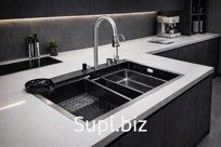 Мойки SANTREK из нержавеющей стали оптом от производителя от 840 рублей