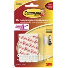 Полоски самоклеящиеся легкоудаляемые Command, средние, белые, 9шт.