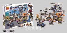 Конструктор BELA 11262 Super Heroes Битва на базе Мстителей 723 дет. 50х39х7 см