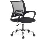 Офисное поворотное кресло Kingstyle AT-15 Aris Chrome (черный) КОД ТОВАРА: KS-000735