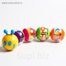 Игрушка развивающая «Гусеница», собери шары погремушки