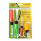 Набор двусторонних отверток 4 предмета (в блистере)