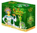 Чай QUEEN LANKA (Королева Ланки) Зеленый 100 пакетиков по 2г. (12) (Шри-Ланка)