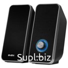 Колонки компьютерные SVEN 325, 2.0, 2×3 Вт, пластик, черные, SV-014643