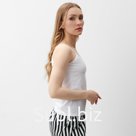 Майка женская, цвет белый, размер 50