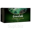 Чай Greenfield "Jasmine Dream", зеленый с жасмином, 25 фольг. пакетиков по 2г