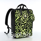 Рюкзак - сумка школьная, Erich Krause, кошелёк из текстиля, искусственной кожи, цвет зелёный