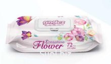 Детские влажные салфетки Giggles Sensation Flower Wipes 72 Adet / Pcs X 24 Bags
