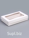 Коробка для макарун, с ложементом, белая 26.5×16.5×5.5 см