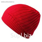 Шапка Stripes, цвет алый