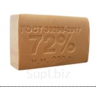 Мыло хозяйственное кусковое высший сорт 72шт/144 короб вес 200 гр