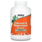 БАД «Now Foods» Calcium &amp; Magnesium, Vitamin D-3 и Zinc, 240 капсул