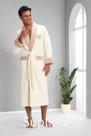 1140-1 Халат мужской Nysa Biyeli 3XL крем