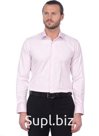 Мужская рубашка бледно-розовая