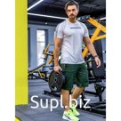 Шорты мужские спортивные, размер 50, цвет зелёный