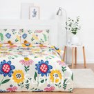 Постельное бельё Экономь и Я евро Summer 200х217 см, 215х240 см, 50х70 см-2шт