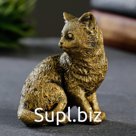 Статуэтка "Кошечка" состаренное золото