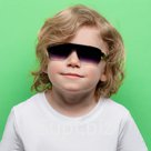 Очки солнцезащитные детские "Снайпер", дужки МИКС, 13.5 × 12 × 4 см