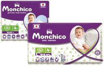 Детские подгузники Monchico standart №4+ / 1 x 28