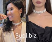 Чокер жемчужный женский с подвеской