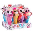Мягкая игрушка в конусе с большими глазами Coco Surprise, сказочный, 1 шт, МИКС