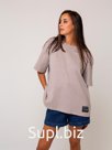 263BEG Футболка трикотажная (oversize(50-56))