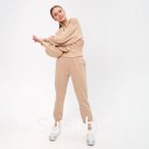 Костюм женский (свитшот, брюки) MINAKU: Casual Collection, размер 44, бежевый