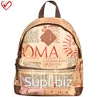 Рюкзак Berlingo Nice "Newspaper style" 33*28*14см, 1 отделение, 1 карман, уплотненная спинка