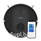 Пылесос-робот RED Solution RV-RL6100S, 35 Вт, сухая/влажная уборка, 0.3/0.3 л, чёрный