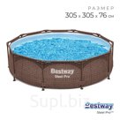 Бассейн каркасный Bestway Steel Pro, 305×76 см, 561JE