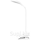 Светильник настольный на подставке-прищепке SmartBuy, 2Вт, LED, рег. яркости, белый