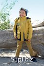 Брюки для мальчика Пеликан с 3 до 6 лет цвет оливковый BWP3024/2 (6 лет)