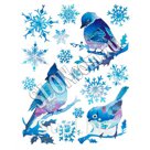 Наклейка новогодняя "Зимний день" 41*29 см