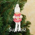 Елочная игрушка «Зимние куколки», МИКС