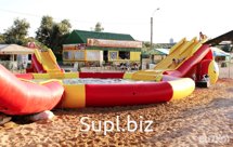 Водная горка надувная Эльбрус 2 Двухскатная