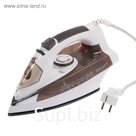Утюг Galaxy LINE GL 6117,  2200 Вт, керамическая подошва, 45 г/мин, 300 мл, коричневый