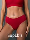 Трусы слипы бесшовные Модель 2 Бордовые