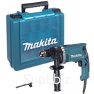Дрель ударная Makita HP1630K, 710 Вт, ЗВП 13 мм, 3200 об/м, алюминиевый редуктор, кейс