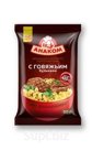 Вермишель быстрого приготовления "По-домашнему" (60 гр) в пакете со вкусом говядины