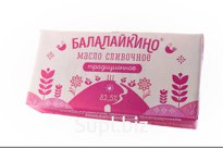7.	Масло сладко-сливочное "Традиционное" ГОСТ  82,5%, 1000г ТМ «БАЛАЛАЙКИНО»