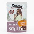 Влажный корм Karmy kitten для котят, курица в желе, 80 г