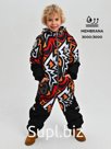 Комбинезон, Весна-Осень, Цвет №24 Узор горчично-красный, арт. 237Ф (92 см)