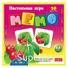Игра настольная Hatber "Фруктовый коктейль" мемо, 36 карточек