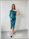 Платье женское, цвет изумрудный SS23-PLZ593